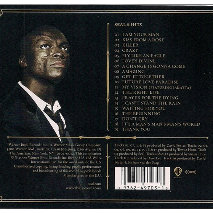 SEAL - HITS / CD 3