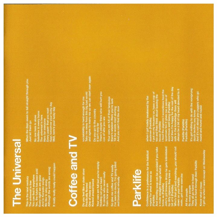 BLUR - THE BEST OF / CD 8
