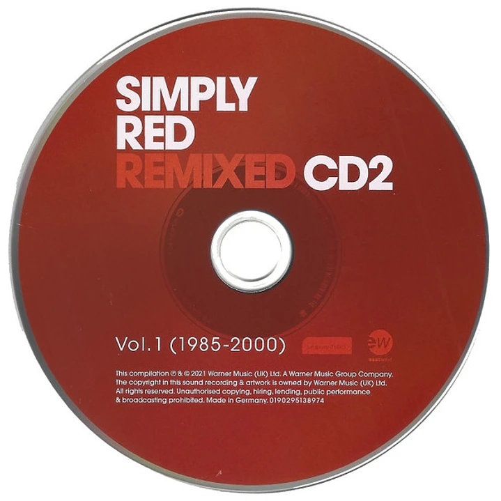 SIMPLY RED - REMIXED VOL. 1 (1985–2000) / CD 4