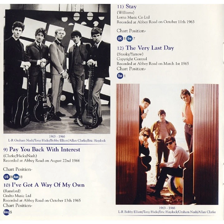THE HOLLIES - GREATEST HITS / CD 9