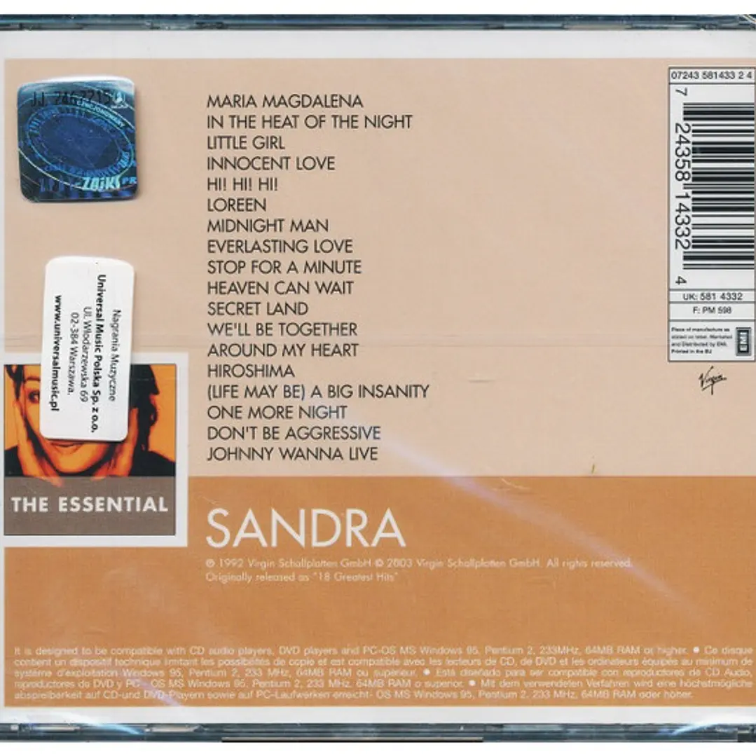 SANDRA - THE ESSENTIAL / CD 8