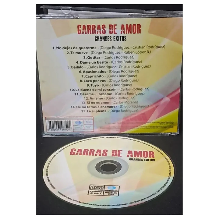 GARRAS DE AMOR - GRANDES EXITOS / CD 4