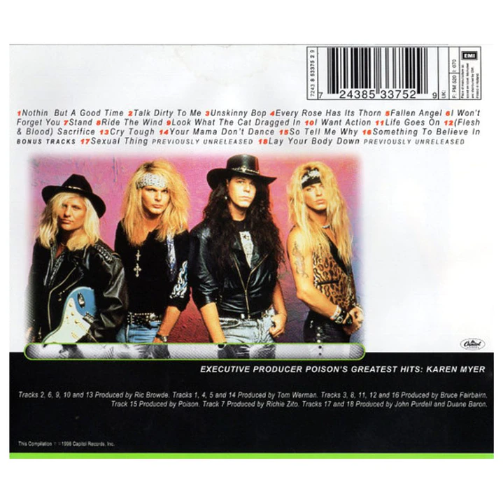 POISON - GREATEST HITS 1986-1996 / CD 2