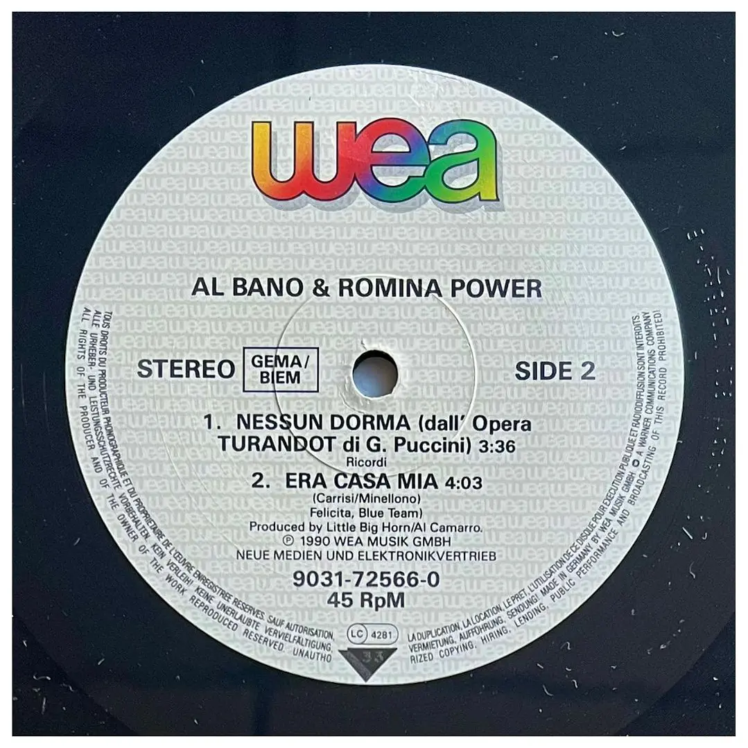 AL BANO & ROMINA POWER - FOTOGRAFIA / VINILO USADO 4