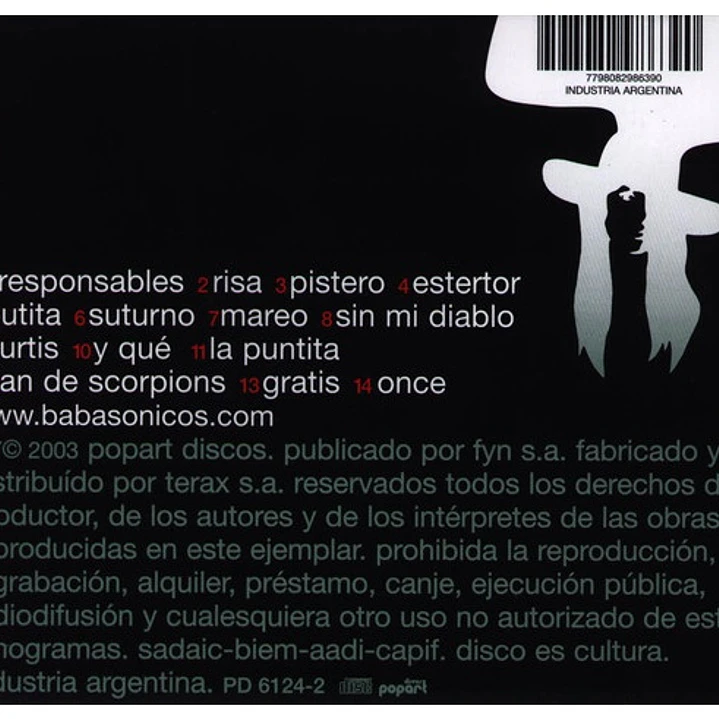BABASONICOS - INFAME/ CD 2