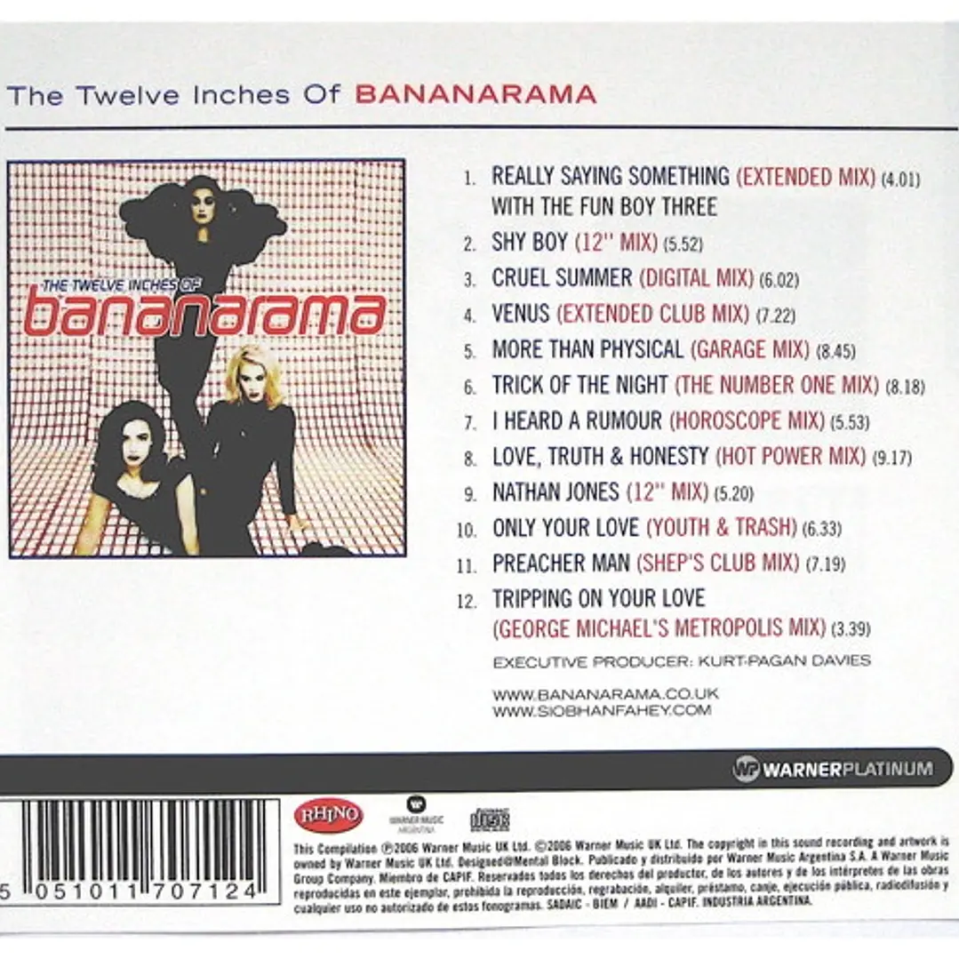 BANANARAMA - THE TWELVE INCHES OF / CD 2