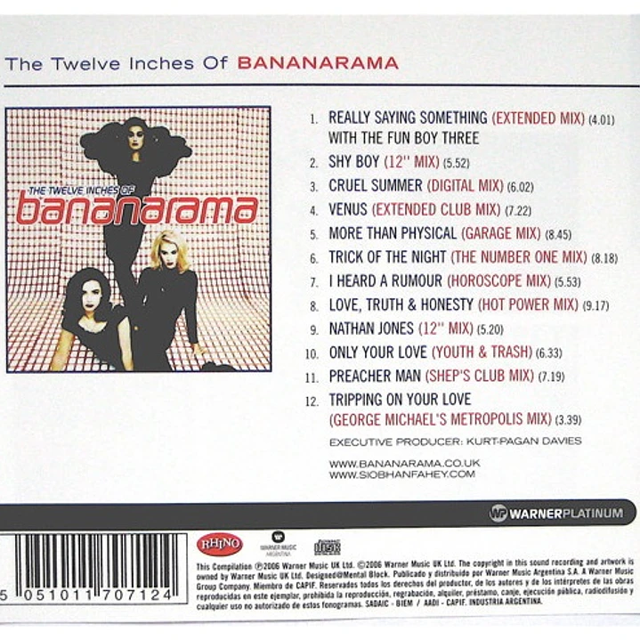 BANANARAMA - THE TWELVE INCHES OF / CD 2