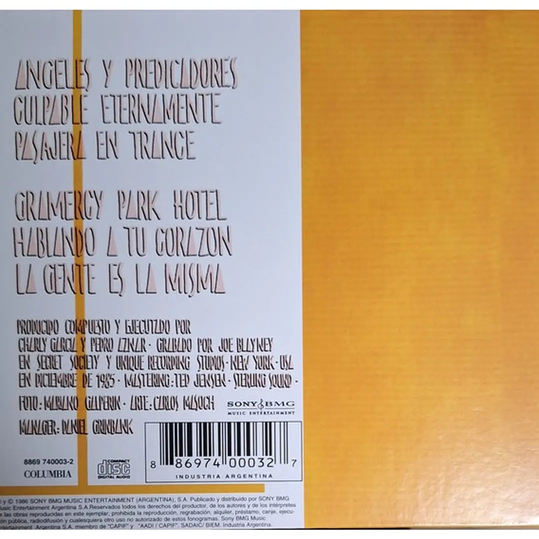CHARLY GARCIA & PEDRO AZNAR - TANGO (DIGIPACK) / CD 2
