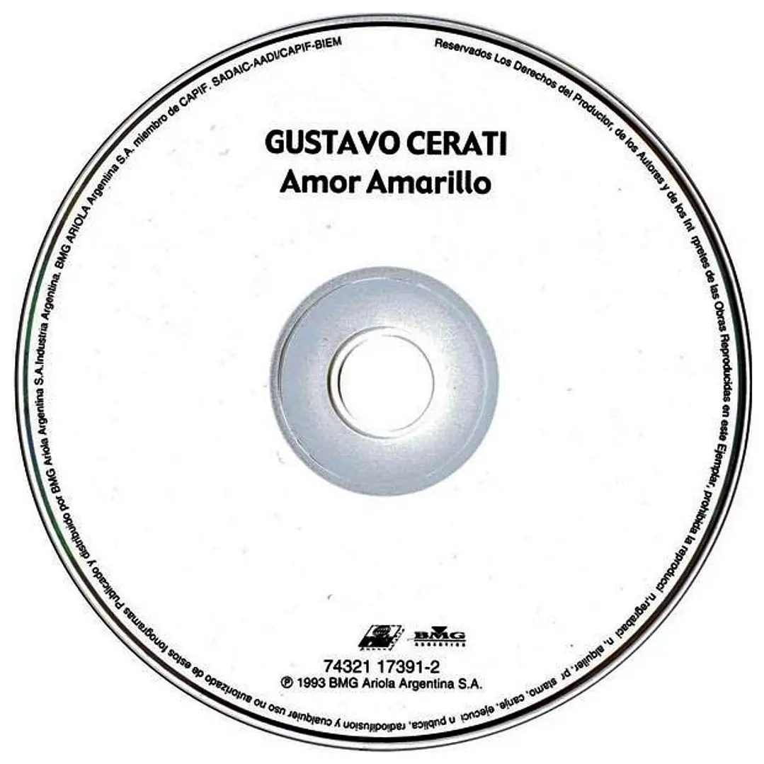 GUSTAVO CERATI - AMOR AMARILLO / CD 2
