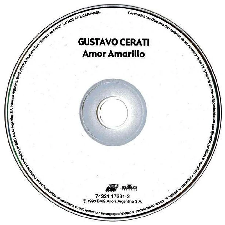 GUSTAVO CERATI - AMOR AMARILLO / CD 2