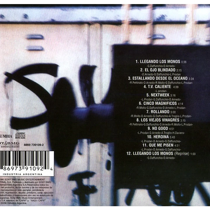 SUMO - LLEGANDO LOS MONOS (DIGIPACK) / CD 2