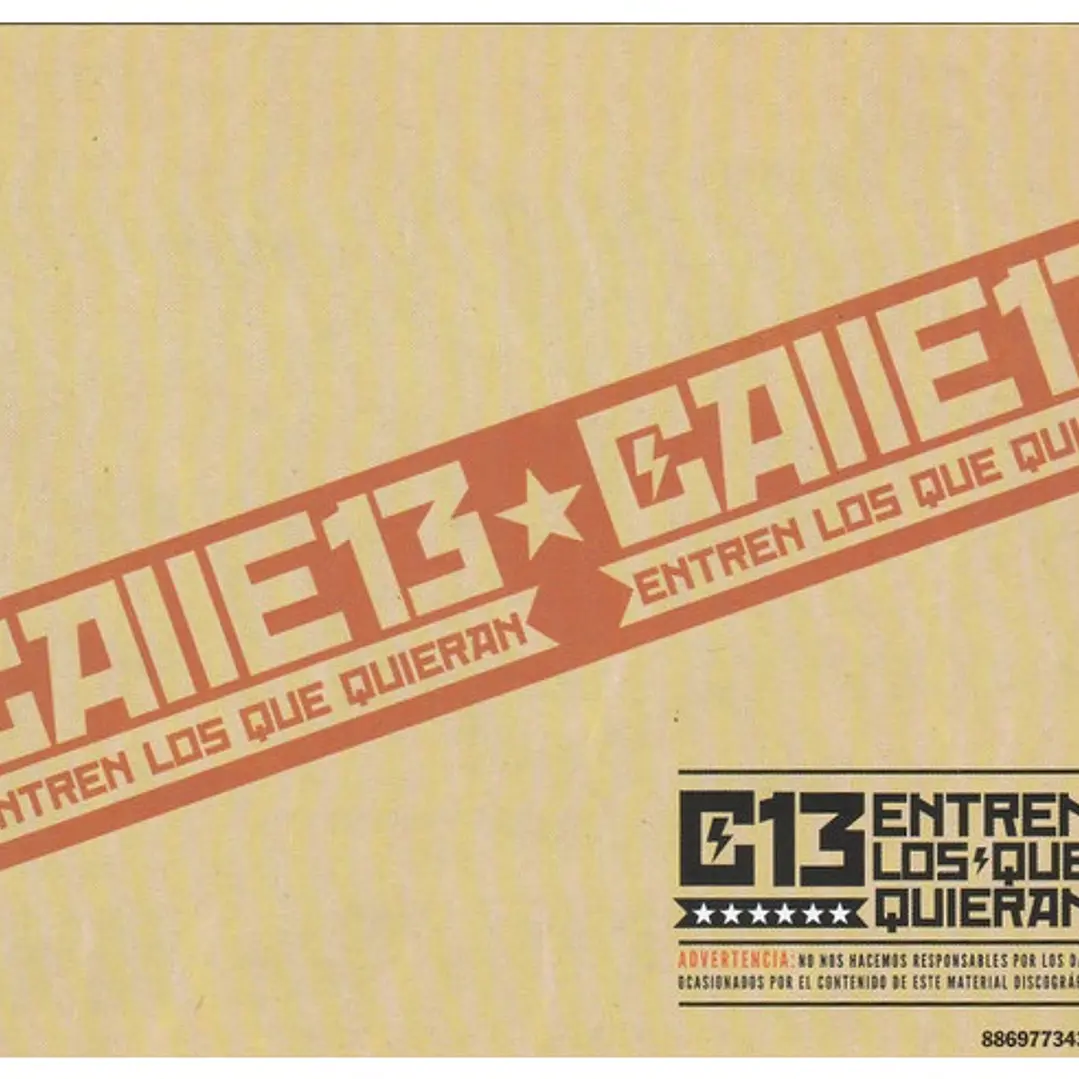 CALLE 13 - ENTREN LOS QUE QUIERAN / CD 5