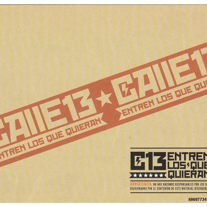 CALLE 13 - ENTREN LOS QUE QUIERAN / CD 5