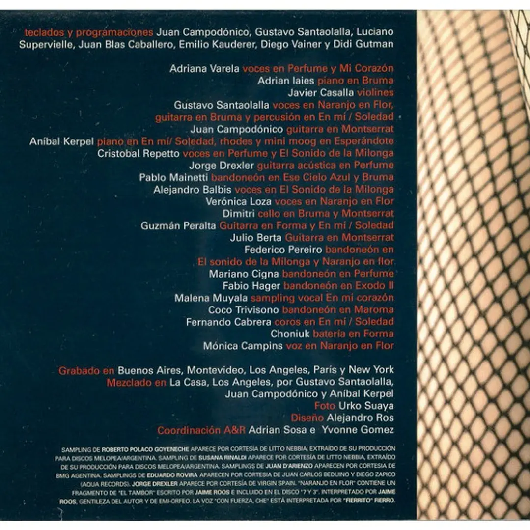 BAJOFONDO TANGOCLUB - BAJOFONDO TANGOCLUB (DIGIPACK) / CD 6