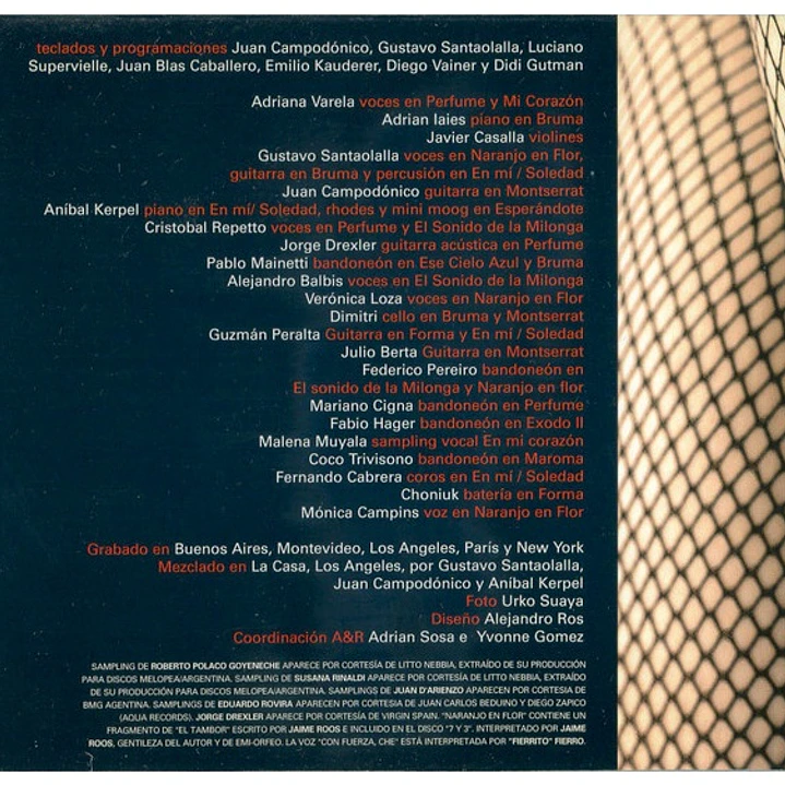 BAJOFONDO TANGOCLUB - BAJOFONDO TANGOCLUB (DIGIPACK) / CD 6