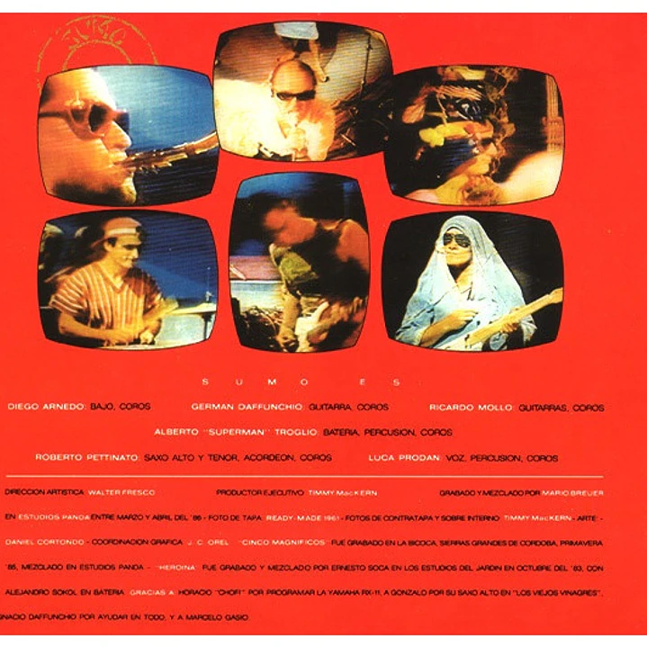SUMO - LLEGANDO LOS MONOS (DIGIPACK) / CD 4