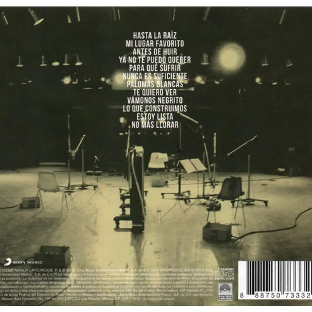 NATALIA LAFOURCADE - HASTA LA RAIZ (SLIPCASE) / CD 5