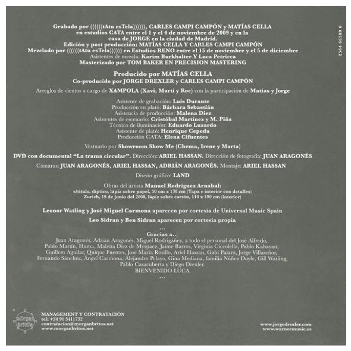 JORGE DREXLER - AMAR LA TRAMA (CD+DVD) / CD 6
