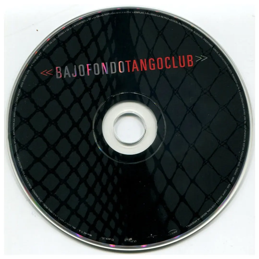 BAJOFONDO TANGOCLUB - BAJOFONDO TANGOCLUB (DIGIPACK) / CD 8