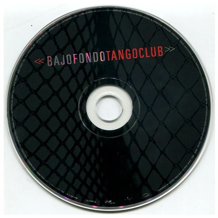 BAJOFONDO TANGOCLUB - BAJOFONDO TANGOCLUB (DIGIPACK) / CD 8