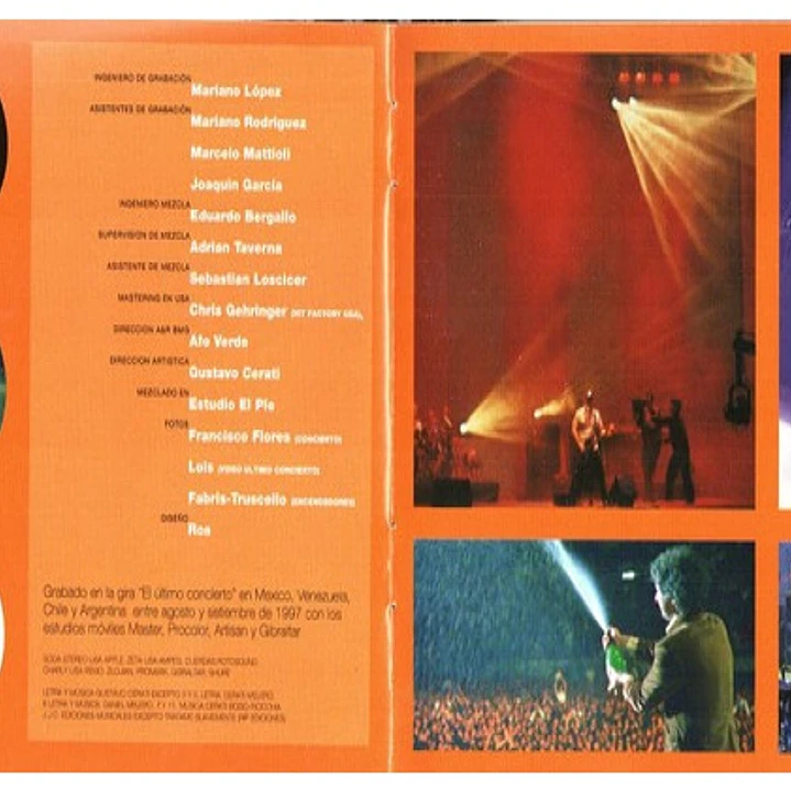 SODA STEREO - EL ULTIMO CONCIERTO A / CD 7