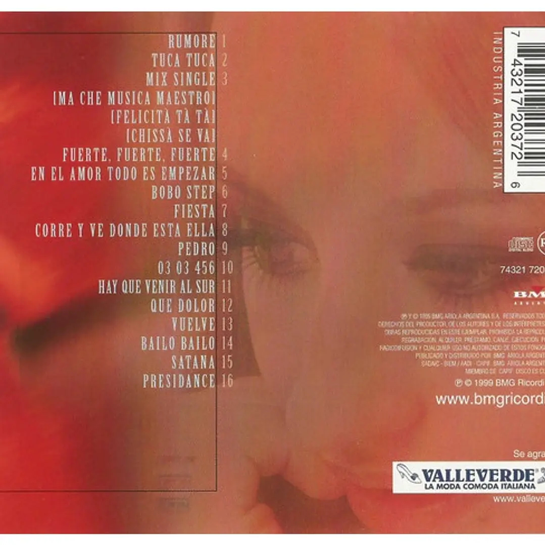 RAFFAELLA CARRA - FIESTA: GRANDES EXITOS / CD 8