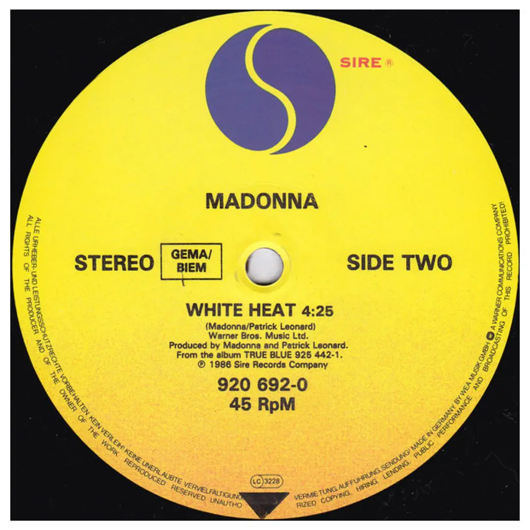 MADONNA - WHO'S THAT GIRL (EXTENDED VERSION) / 12