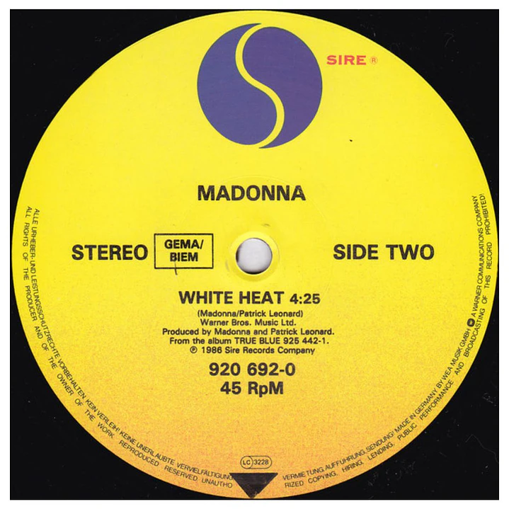 MADONNA - WHO'S THAT GIRL (EXTENDED VERSION) / 12