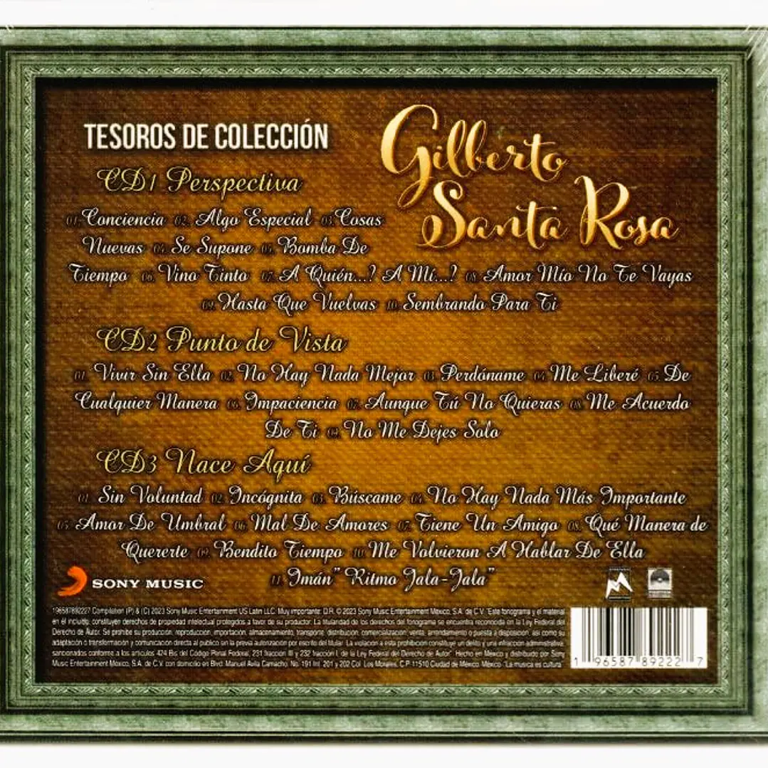 GILBERTO SANTA ROSA - TESOROS DE COLECCION (3CD) / CD 2