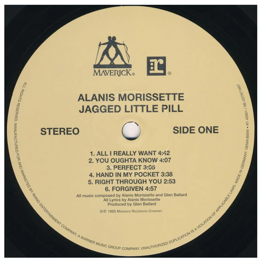 ALANIS MORISSETTE - JAGGED LITTLE PILL (GERMANY) / VINILO 6