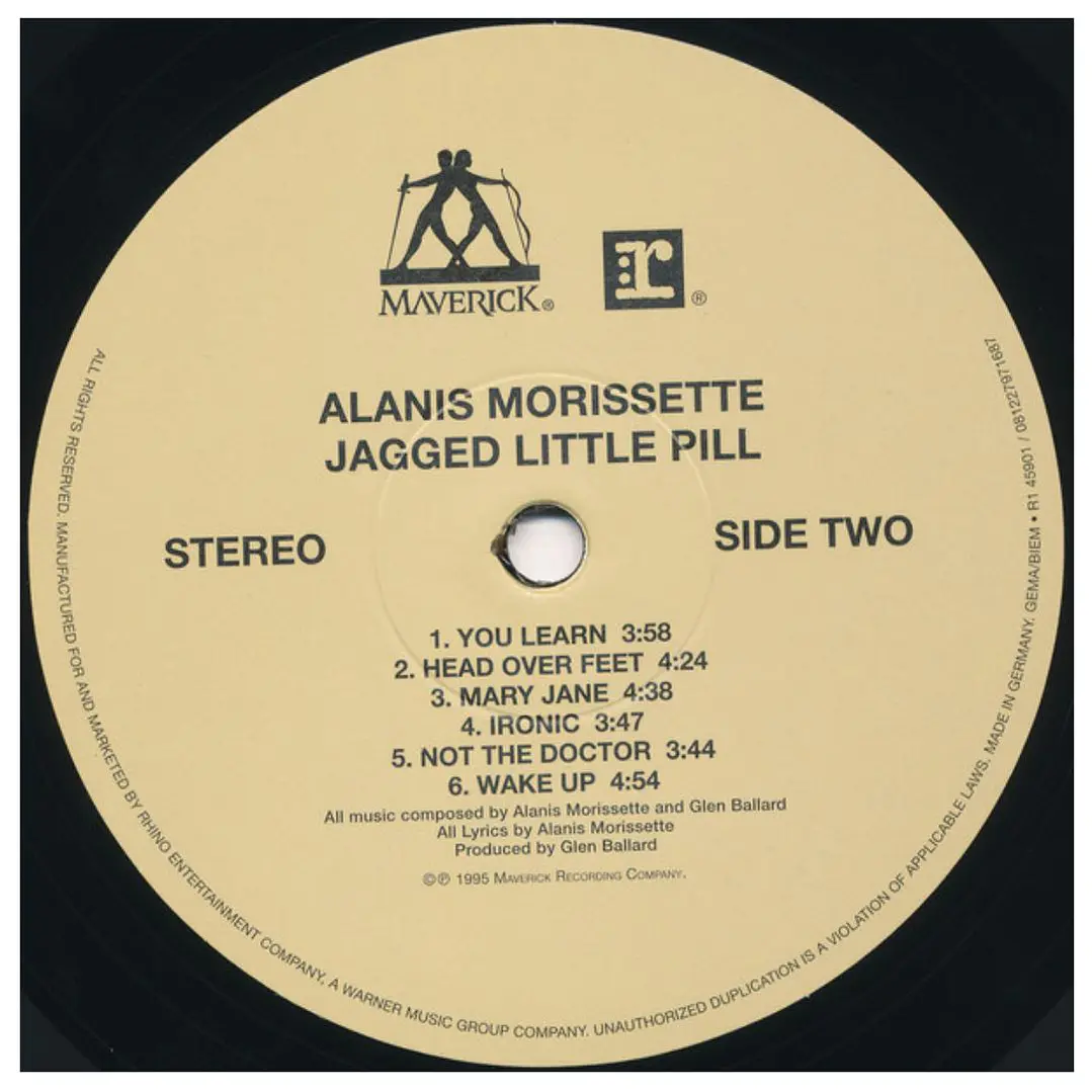ALANIS MORISSETTE - JAGGED LITTLE PILL (GERMANY) / VINILO 7