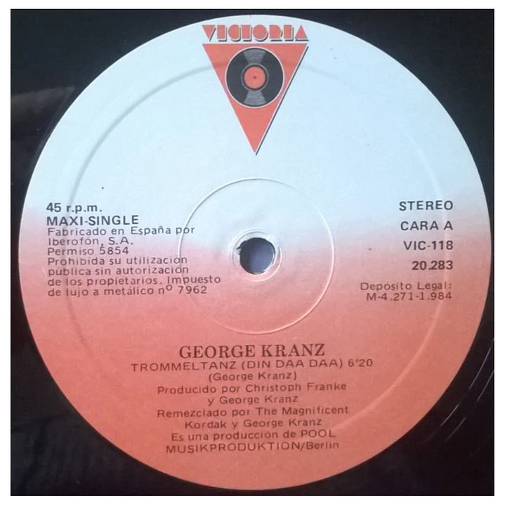 GEORGE KRANZ - DIN DAA DAA (SPAIN) / 12