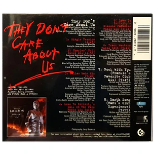 MICHAEL JACKSON - THEY DON'T CARE ABOUT US/YOU ARE NOT ALONE / CD SINGLE USADO