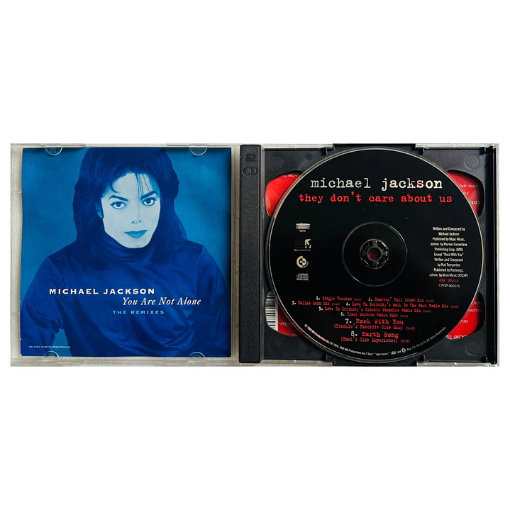 MICHAEL JACKSON - THEY DON'T CARE ABOUT US/YOU ARE NOT ALONE / CD SINGLE USADO 7