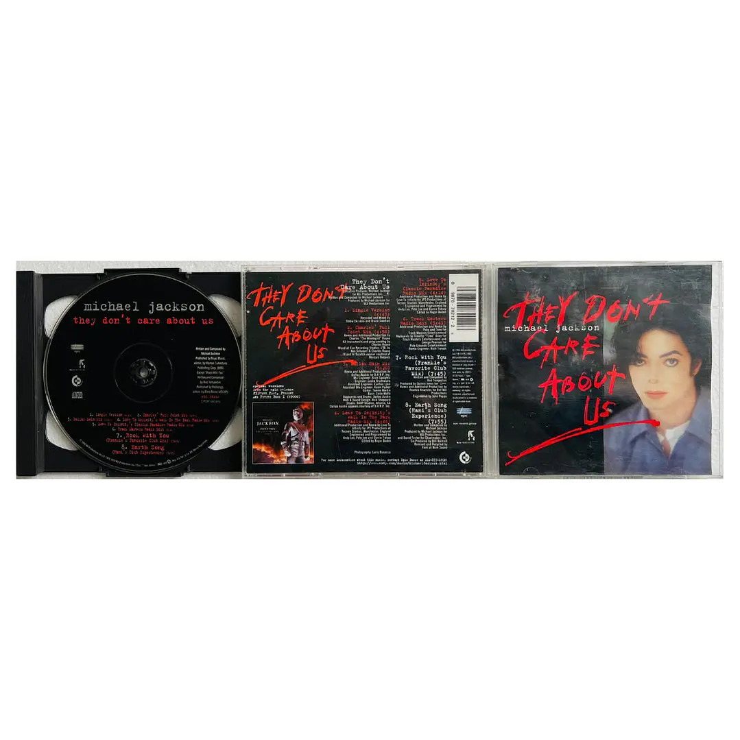MICHAEL JACKSON - THEY DON'T CARE ABOUT US/YOU ARE NOT ALONE / CD SINGLE USADO 8