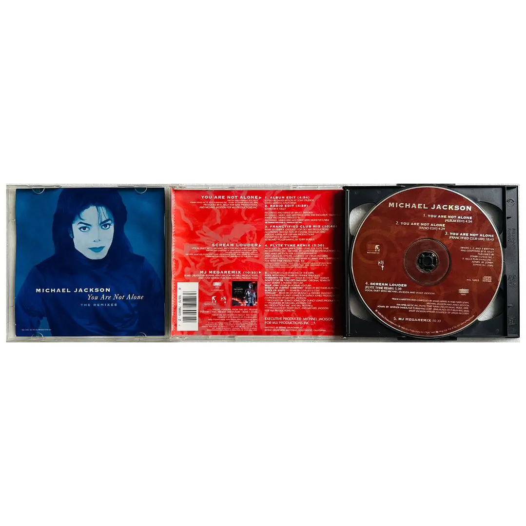 MICHAEL JACKSON - THEY DON'T CARE ABOUT US/YOU ARE NOT ALONE / CD SINGLE USADO 10