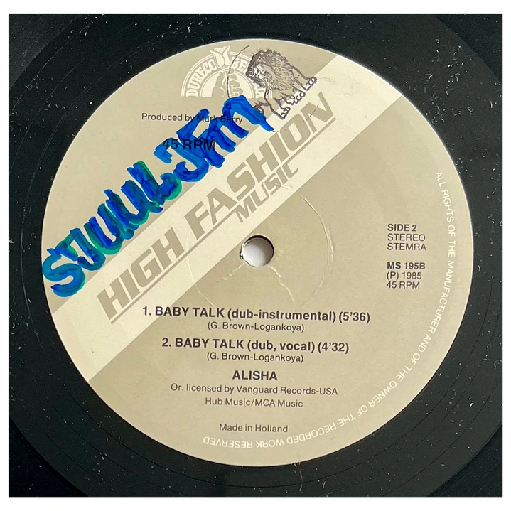 ALISHA - BABY TALK / 12