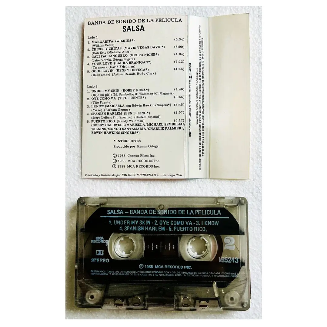 SALSA, LA PELICULA - SOUNDTRACK / CASSETTE USADO 3