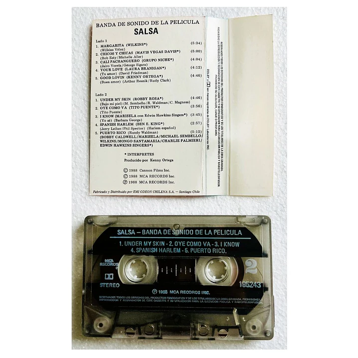 SALSA, LA PELICULA - SOUNDTRACK / CASSETTE USADO 3