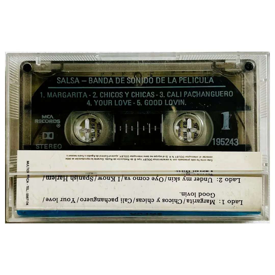 SALSA, LA PELICULA - SOUNDTRACK / CASSETTE USADO 5