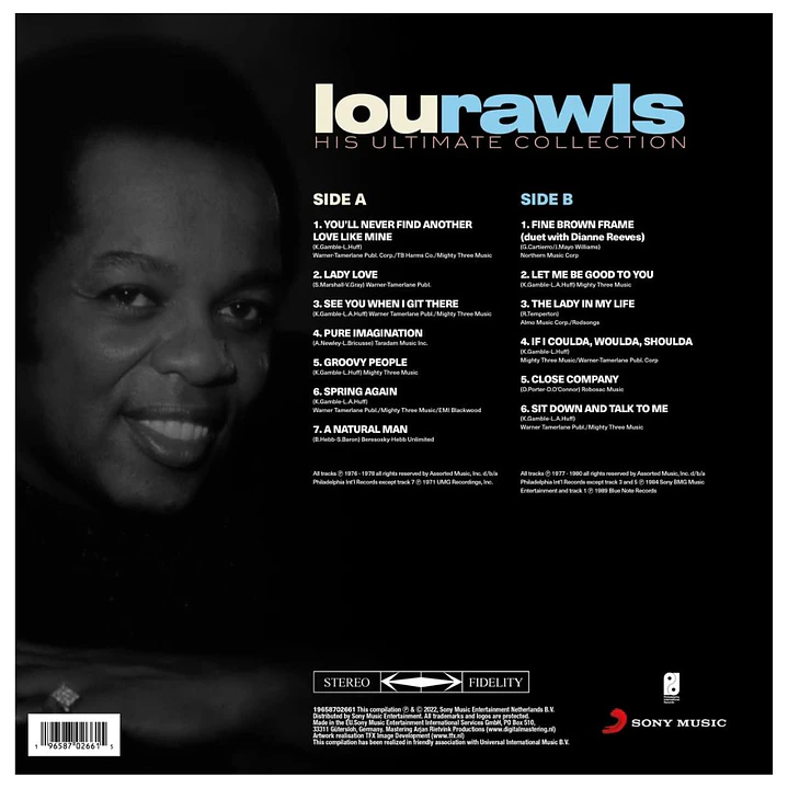 LOU RAWLS - HIS ULTIMATE COLLECTION / VINILO 2
