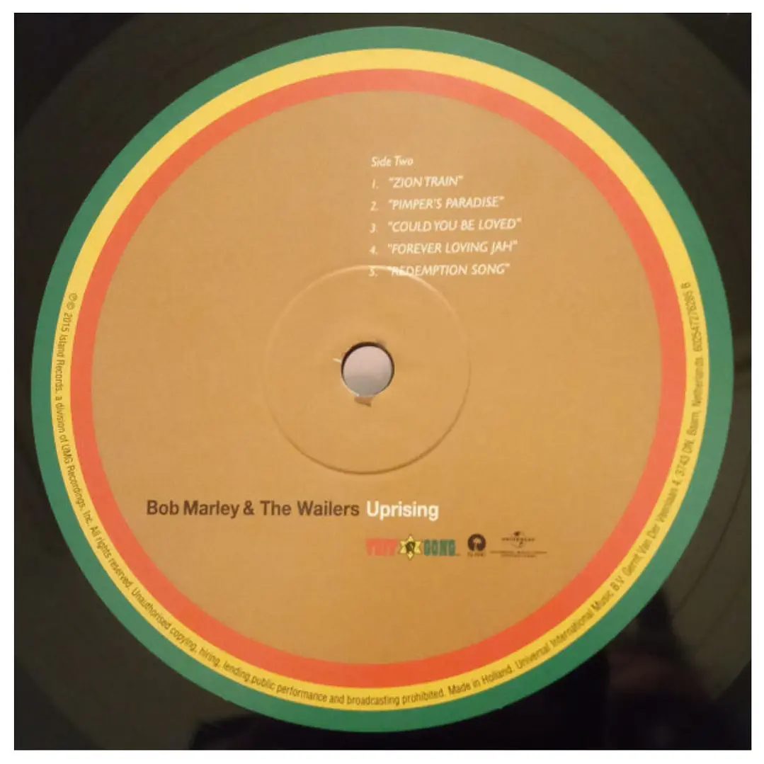 BOB MARLEY & THE WAILERS - UPRISING / VINILO 3