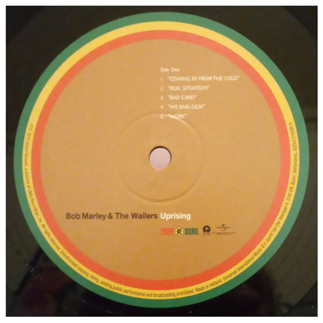 BOB MARLEY & THE WAILERS - UPRISING / VINILO 4