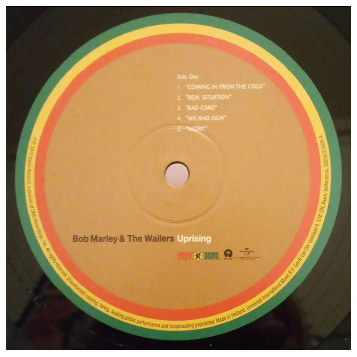 BOB MARLEY & THE WAILERS - UPRISING / VINILO 4