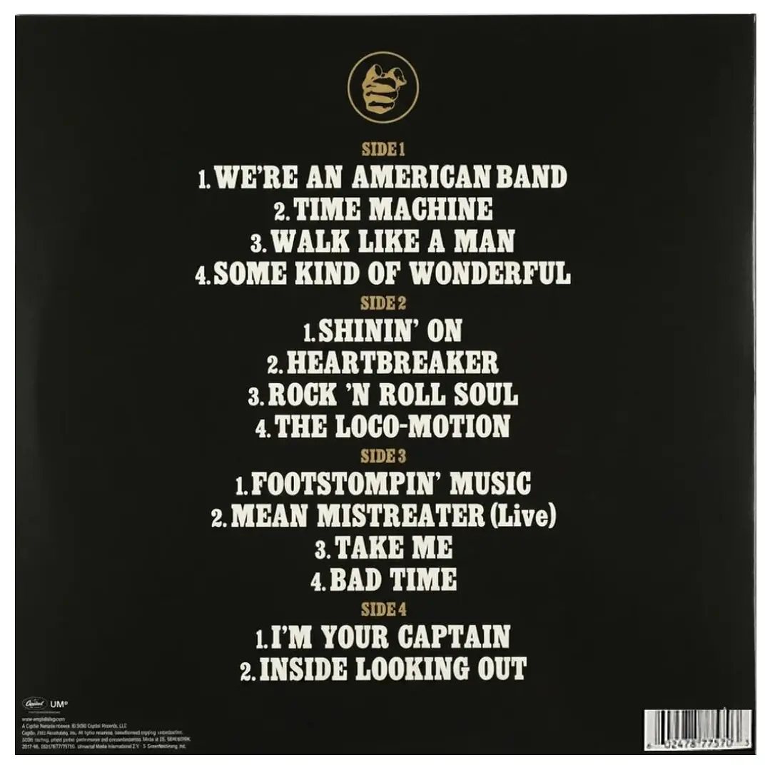 GRAND FUNK RAILROAD - GREATEST HITS (2LP) (RED & BLUE VINYL) / VINILO 3
