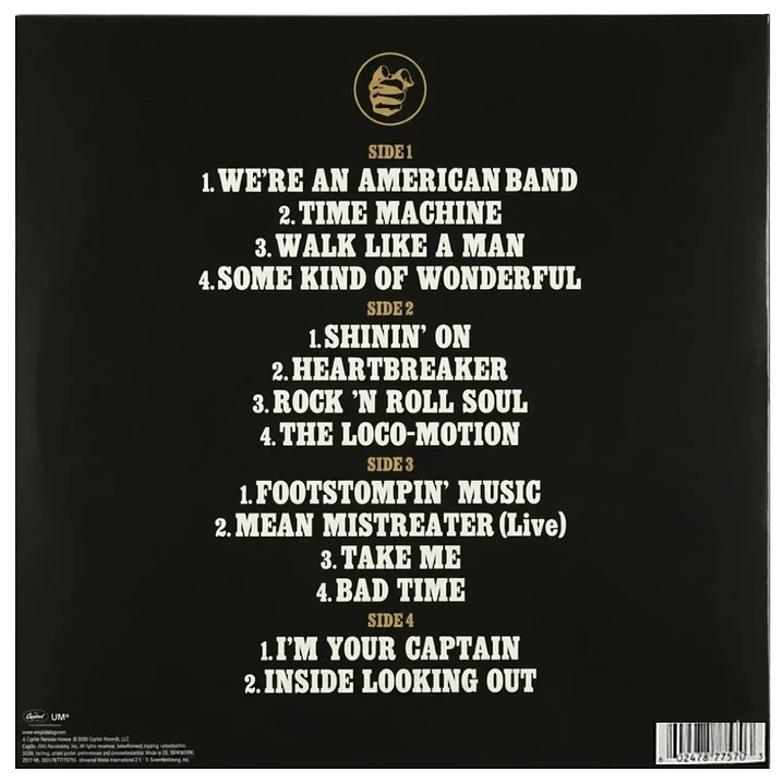 GRAND FUNK RAILROAD - GREATEST HITS (2LP) (RED & BLUE VINYL) / VINILO 3
