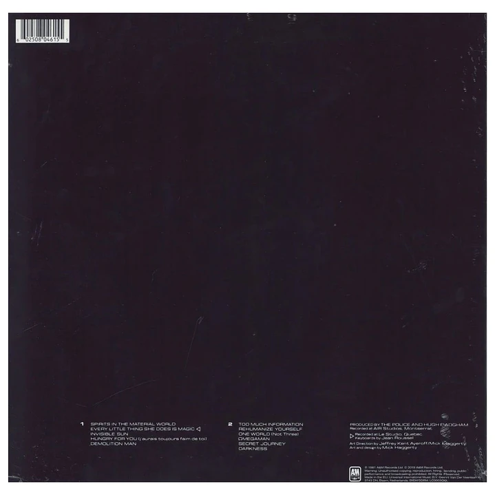 POLICE - GHOST IN THE MACHINE / VINILO 2