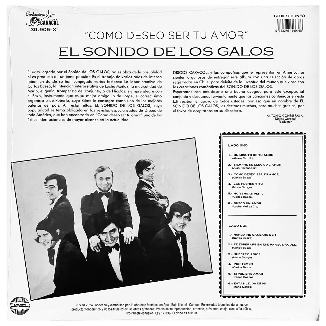 LOS GALOS - EL SONIDO DE LOS GALOS / VINILO 2