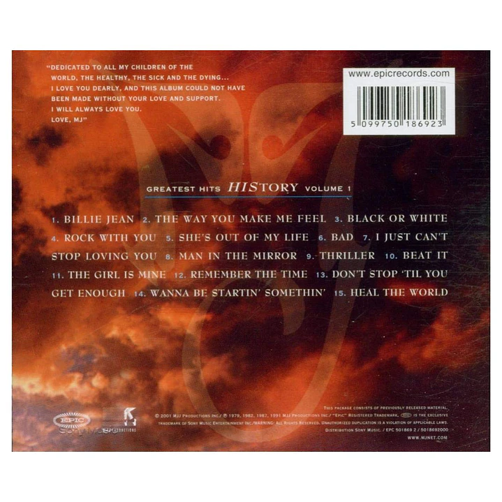 MICHAEL JACKSON - GREATEST HITS / CD 2