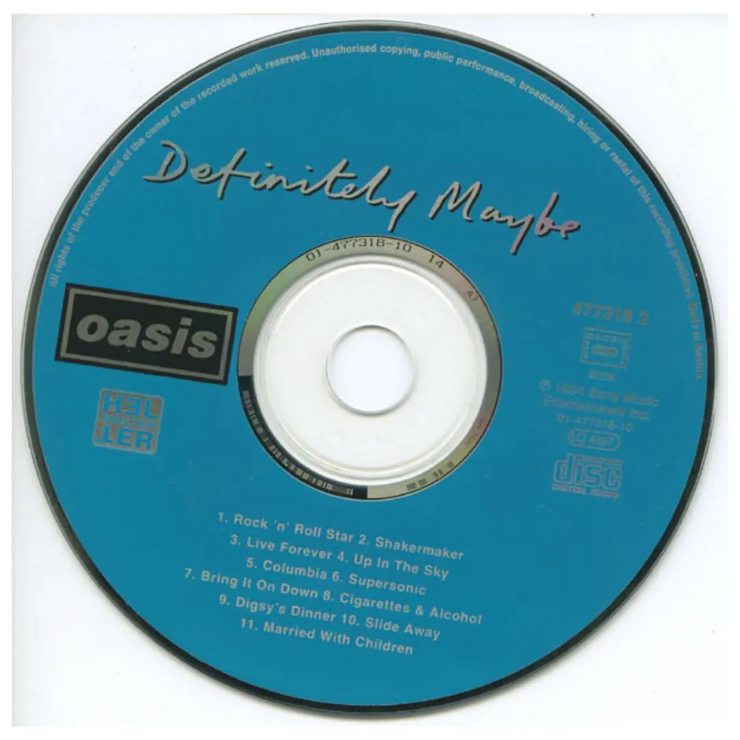 OASIS - DEFINITELY MAYBE / CD 3